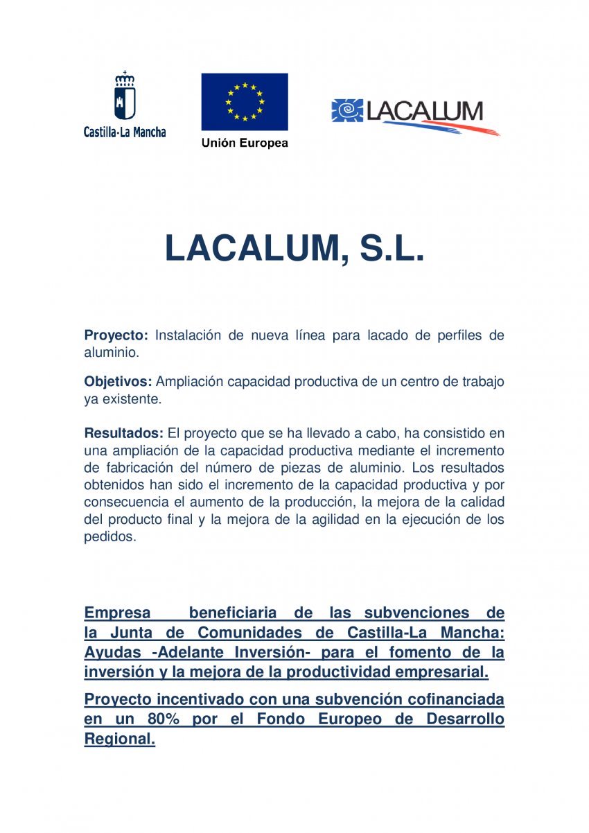 Nuevas inversiones